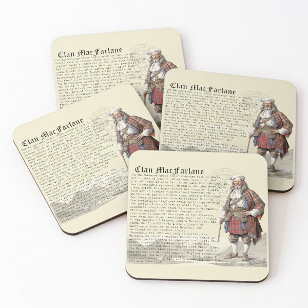 Item preview, MacFarlane Scottish Clan History  designed and sold by BagTown Clans.