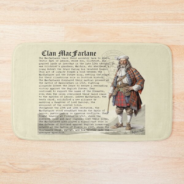 Item preview, MacFarlane Scottish Clan History  designed and sold by BagTown Clans.