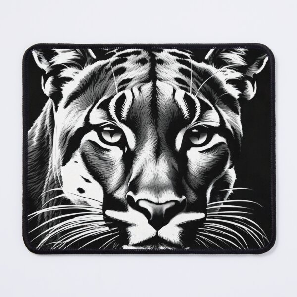 Item preview, In the Shadows: The Enigmatic Gaze of a Black Leopard designed and sold by modernaarte.