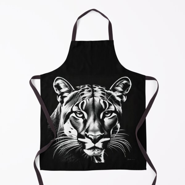 Item preview, In the Shadows: The Enigmatic Gaze of a Black Leopard designed and sold by modernaarte.