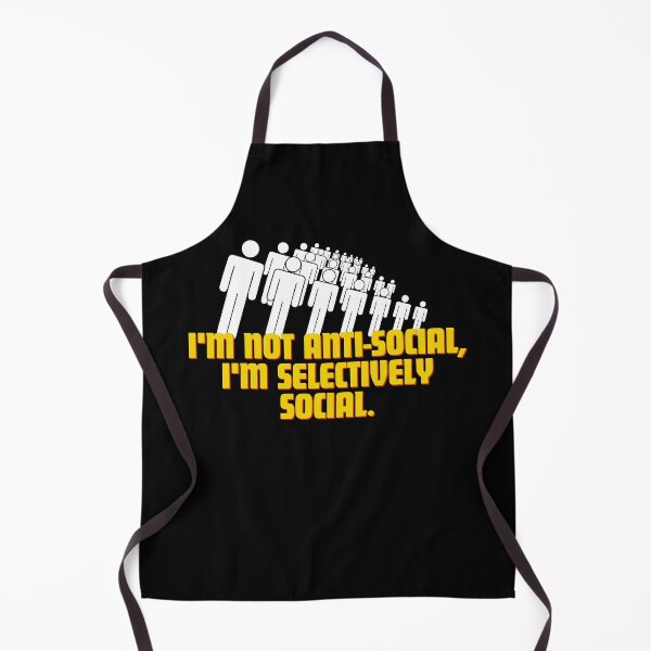Item preview, I'm not anti-social, I'm selectively social. designed and sold by Reichcorp.