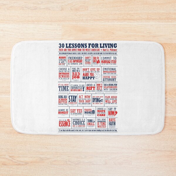 Item preview, Visual Book 30 Lessons for Living (Karl A. Pillemer) designed and sold by TKsuited.