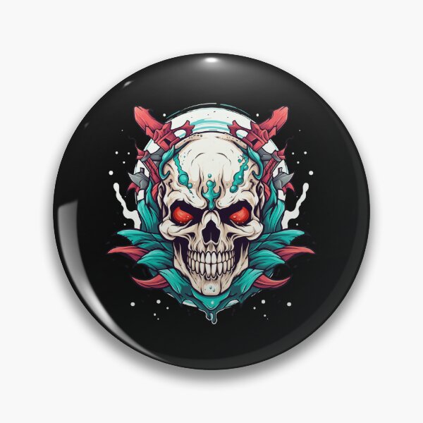 Item preview, American Traditional Cartoon Skull designed and sold by Goku Creations.