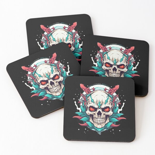 Item preview, American Traditional Cartoon Skull designed and sold by Goku Creations.