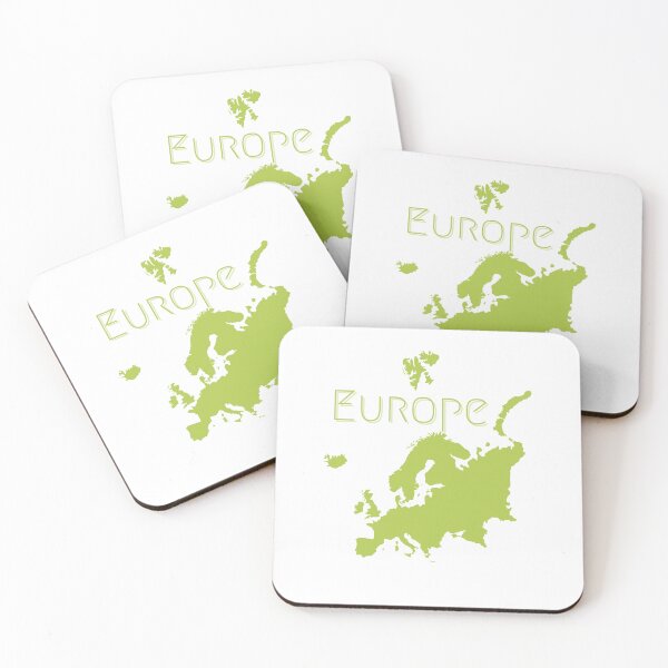 Item preview, Europe continent drawing map aesthetic designed and sold by stayfreshbyme.