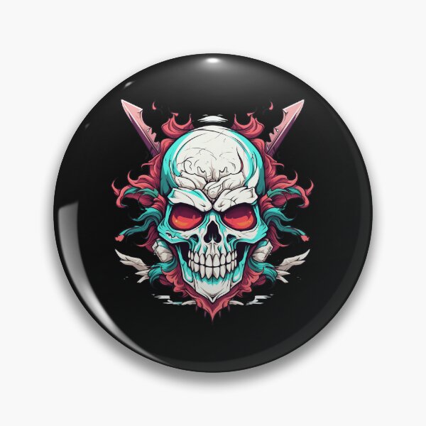 Item preview, American Traditional Cartoon Skull designed and sold by Goku Creations.