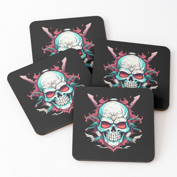 Item preview, American Traditional Cartoon Skull designed and sold by Goku Creations.