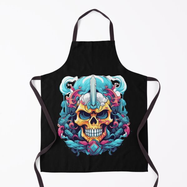 Item preview, American Traditional Cartoon Skull designed and sold by Goku Creations.
