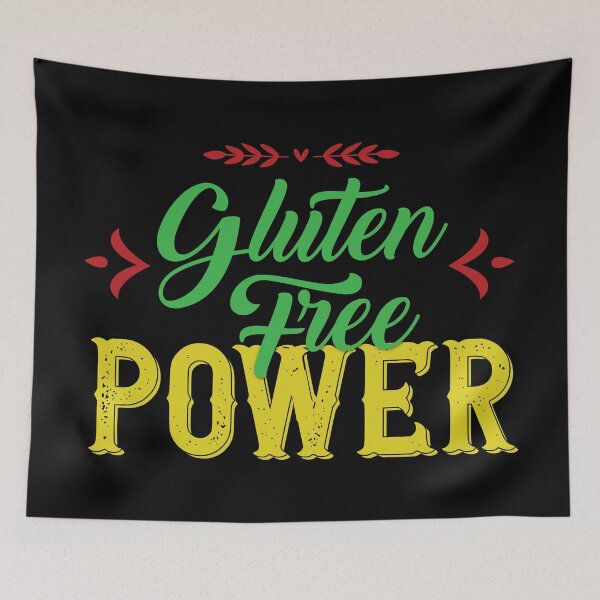 Item preview, "Gluten free Power" t shirt design designed and sold by MyGluteesFree77.