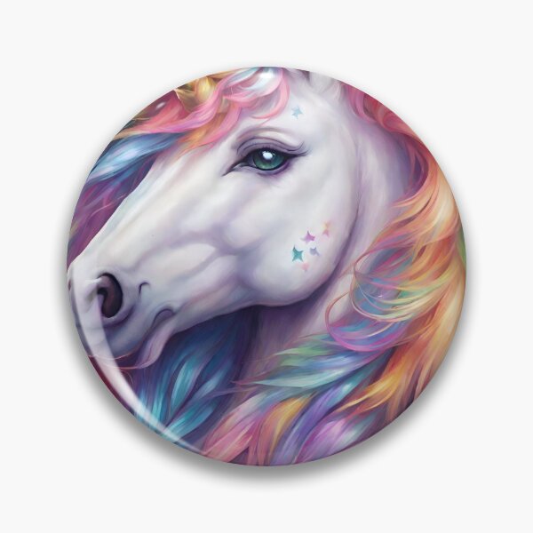 Item preview, Cute Unicorn Head, Rainbow Unicorn Art For Unicorn Fans designed and sold by haRexia.