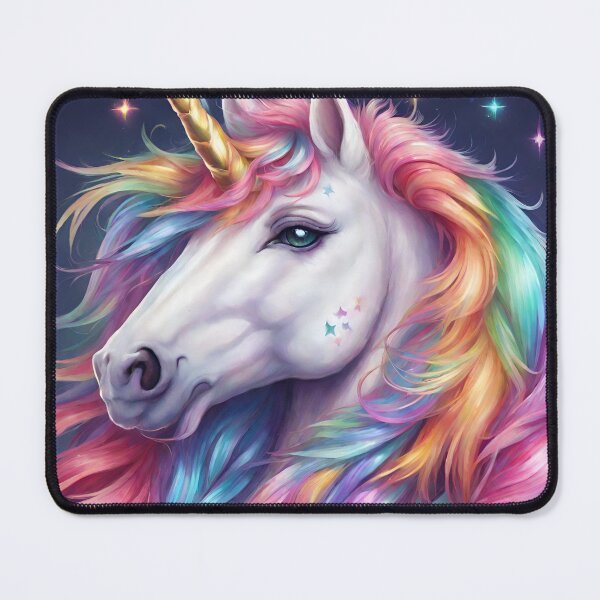 Item preview, Cute Unicorn Head, Rainbow Unicorn Art For Unicorn Fans designed and sold by haRexia.