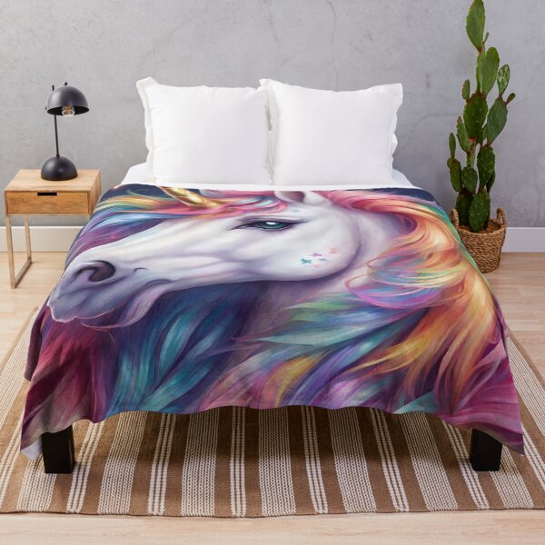 Item preview, Cute Unicorn Head, Rainbow Unicorn Art For Unicorn Fans designed and sold by haRexia.