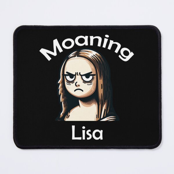 Item preview, Da Vinci Artist Parody Funny Moaning Lisa Gift designed and sold by Saltycrowshop.