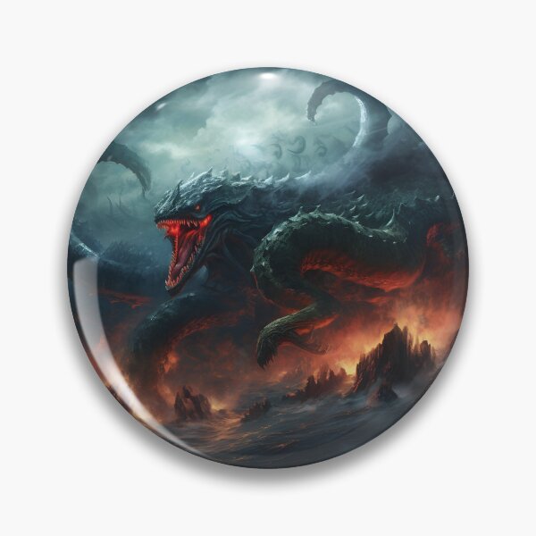 Item preview, Giant Space Monster Attacks! Sci Fi  Art designed and sold by PeteRascal.