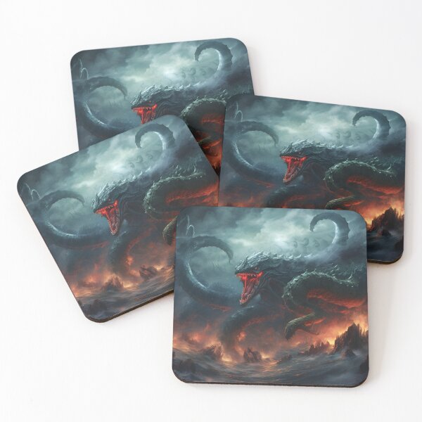 Item preview, Giant Space Monster Attacks! Sci Fi  Art designed and sold by PeteRascal.