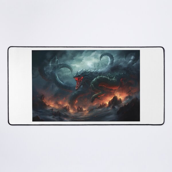 Item preview, Giant Space Monster Attacks! Sci Fi  Art designed and sold by PeteRascal.
