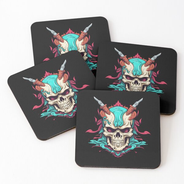 Item preview, American Traditional Cartoon Skull designed and sold by Goku Creations.