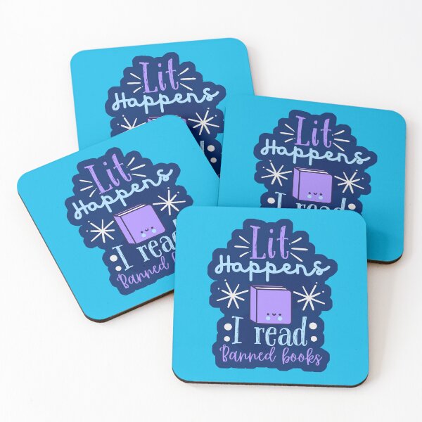 Item preview, I Read Banned Books Bookish Stuff designed and sold by Renata Illustrata.