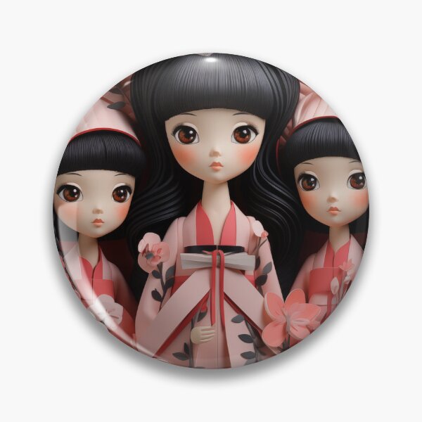 Item preview, Cherry Blossom Delight: Hina Dolls designed and sold by cozycrafts3.