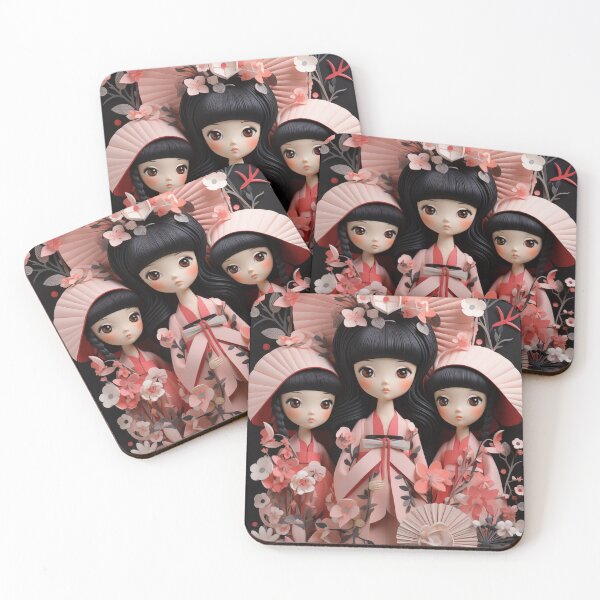 Item preview, Cherry Blossom Delight: Hina Dolls designed and sold by cozycrafts3.