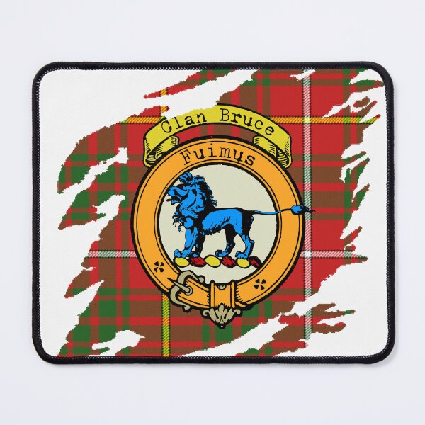 Item preview, Bruce Clan Crest Scottish Surname Tartan designed and sold by BagTown Clans.