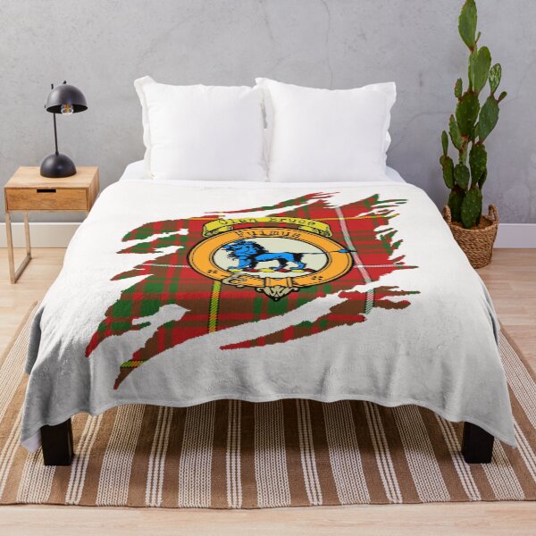 Item preview, Bruce Clan Crest Scottish Surname Tartan designed and sold by BagTown Clans.