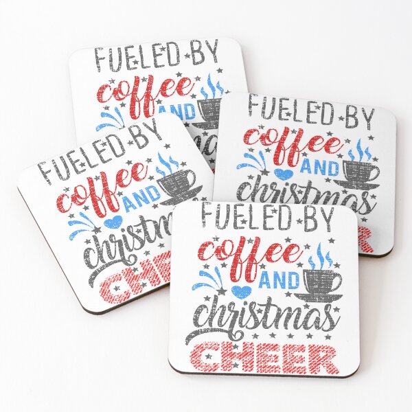 Item preview, Fueled By Coffee and Christmas Cheer designed and sold by shopbakas.