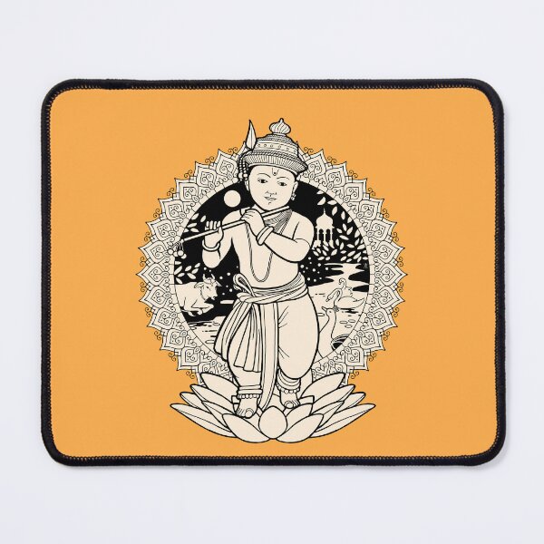 Item preview, Little Krishna - Monochrome designed and sold by WVortex.