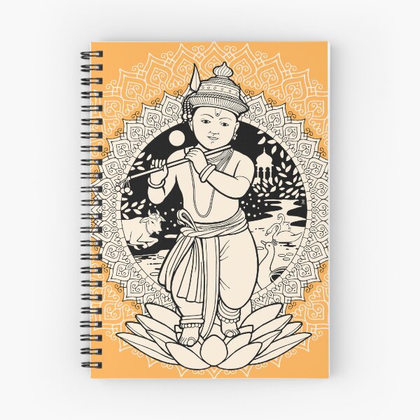 Item preview, Little Krishna - Monochrome designed and sold by WVortex.