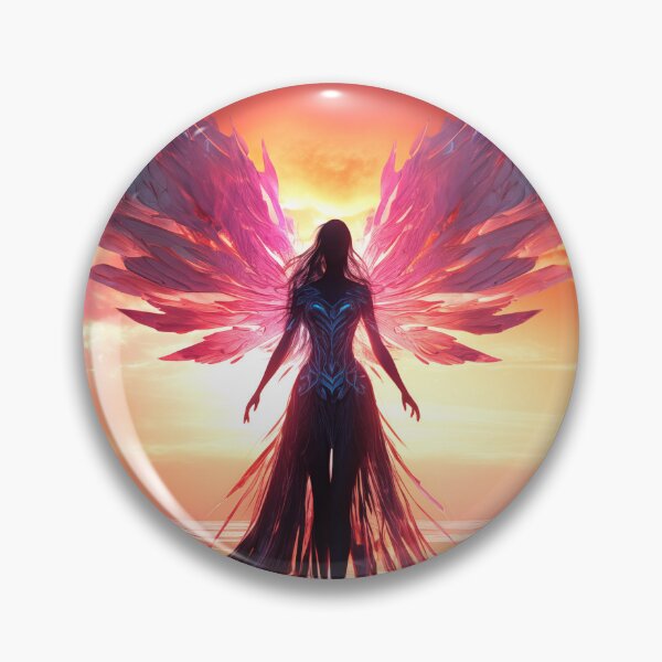 Aperçu de l'œuvre Fée irisée au soleil couchant créée et vendue par Fantasyplus.