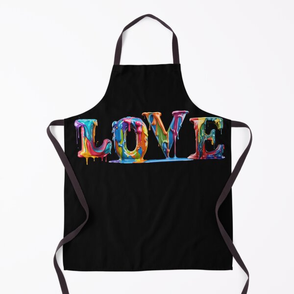 Aperçu de l'œuvre Love Dripping Paint Art - Sauver le monde créée et vendue par Suwishop.