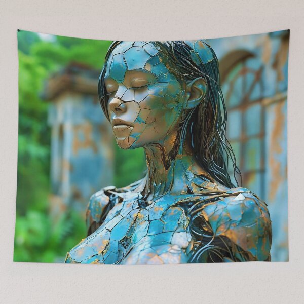 Item preview, Stained Glass Sentinel: The Supermodel Cyborg Series 1 designed and sold by stevepmp.