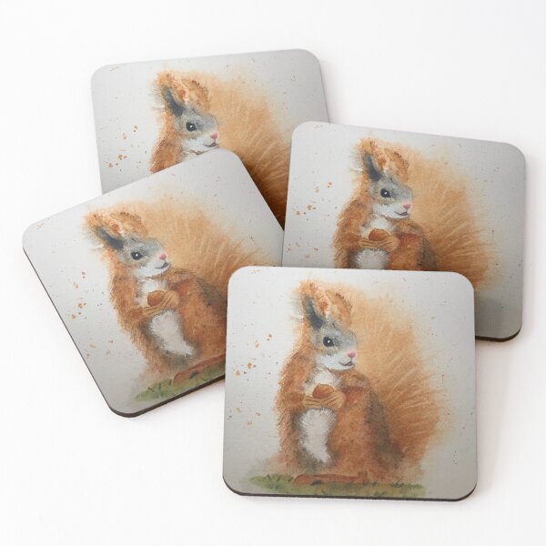 Item preview, Red Squirrel in Watercolour designed and sold by lilacshoes_art.