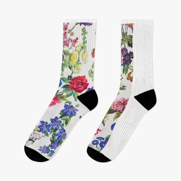 Item preview, Watercolor Floral Pattern Leggings,Elegant Floral,Leggings Pattern Flowers, designed and sold by seritik.