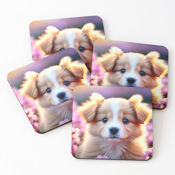 Item preview, Blossoming Innocence: A Puppy's Joy Amidst Wildflowers designed and sold by modernaarte.
