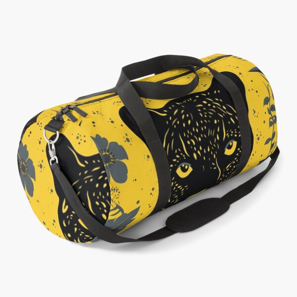 Item preview, Panther & Floral Folk Art Graphic designed and sold by GrinGalore.