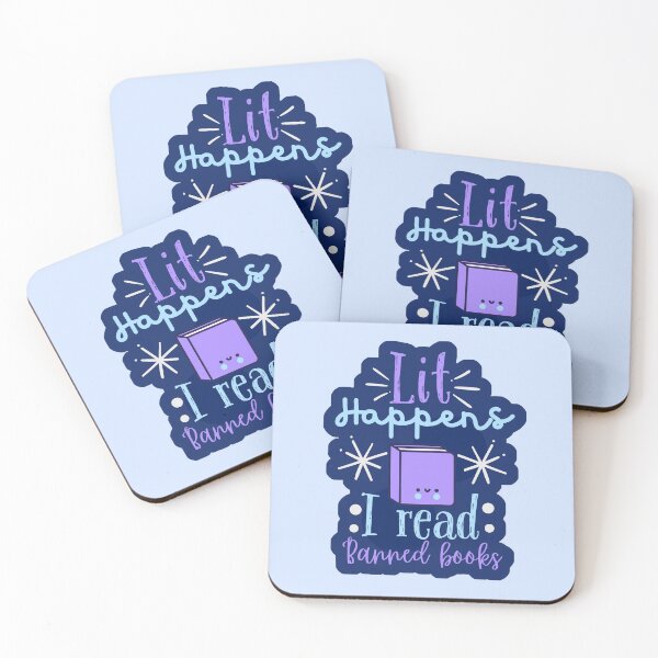Item preview, I Read Banned Books BookNerd designed and sold by Renata Illustrata.