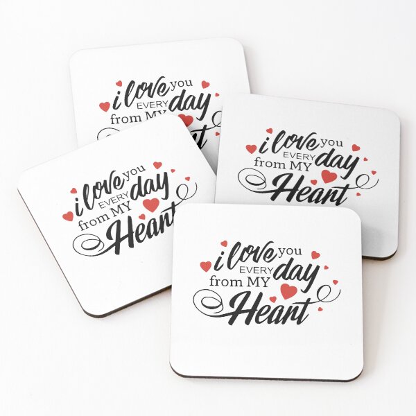 Item preview, I love you every day from my heart - Loveful - The loveless - Lovelorn - Affectionately - Infatuate - Dearly - Loveless - Amorous designed and sold by JansenGS.