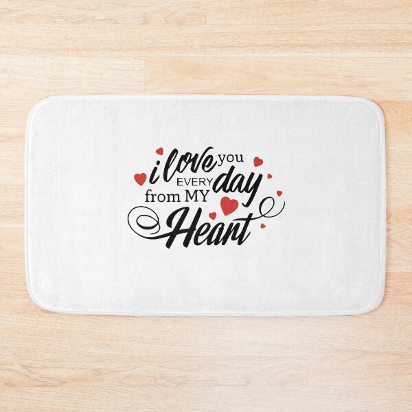 Item preview, I love you every day from my heart - Loveful - The loveless - Lovelorn - Affectionately - Infatuate - Dearly - Loveless - Amorous designed and sold by JansenGS.