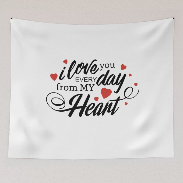 Item preview, I love you every day from my heart - Loveful - The loveless - Lovelorn - Affectionately - Infatuate - Dearly - Loveless - Amorous designed and sold by JansenGS.
