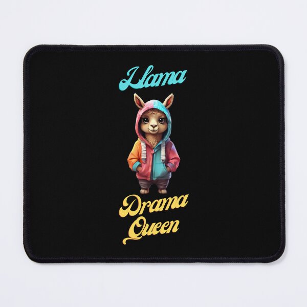 Item preview, Llama Drama Queen t-shirt designed and sold by THISisIT-eshop.