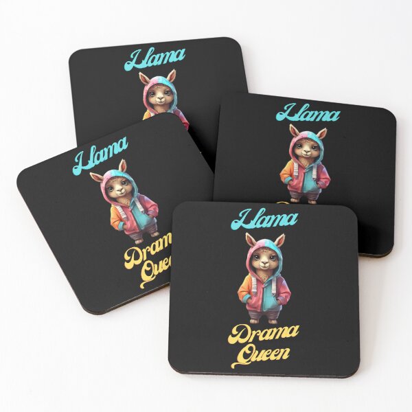 Item preview, Llama Drama Queen t-shirt designed and sold by THISisIT-eshop.