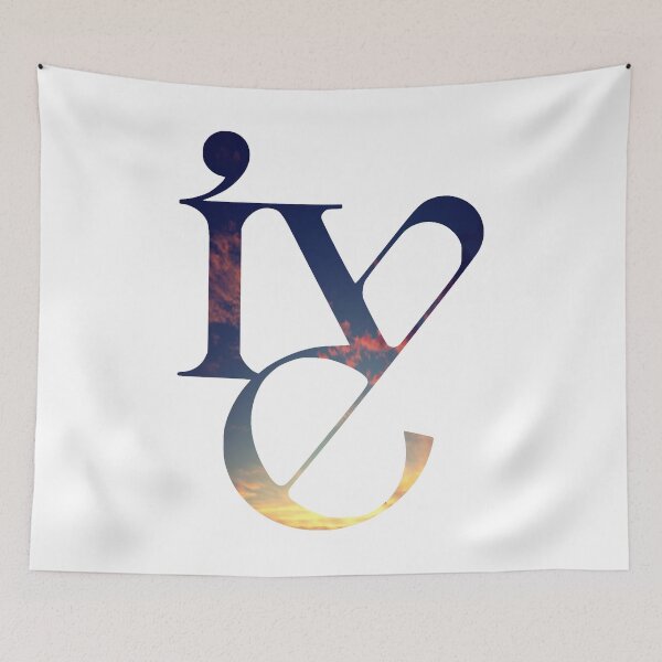 Item preview, IVE logo: pinky blue sakura sky designed and sold by joventinguarezi.