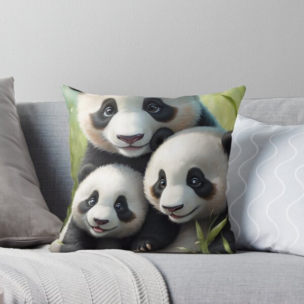 Artikelvorschau, Drei süße Pandas entworfen und verkauft von Proren.