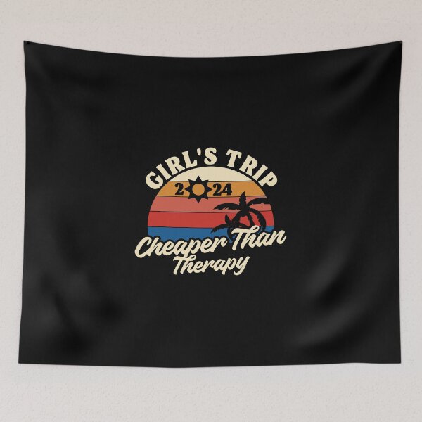 Item preview, Girl's Trip Cheaper Than Therapy 2024 designed and sold by Mclickster.