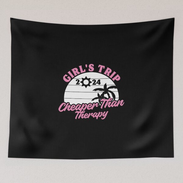 Item preview, Girl's Trip Cheaper Than Therapy 2024 designed and sold by Mclickster.