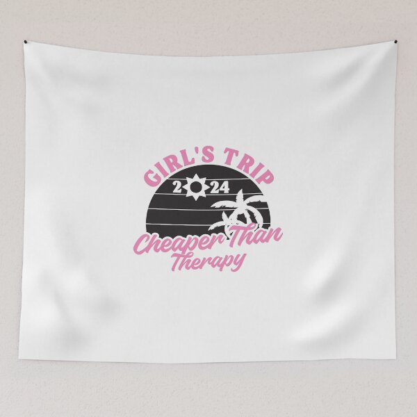 Item preview, Girl's Trip Cheaper Than Therapy 2024 designed and sold by Mclickster.