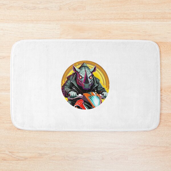 Item preview, Rhino on a Motorcycle designed and sold by BADESIGNZZ.