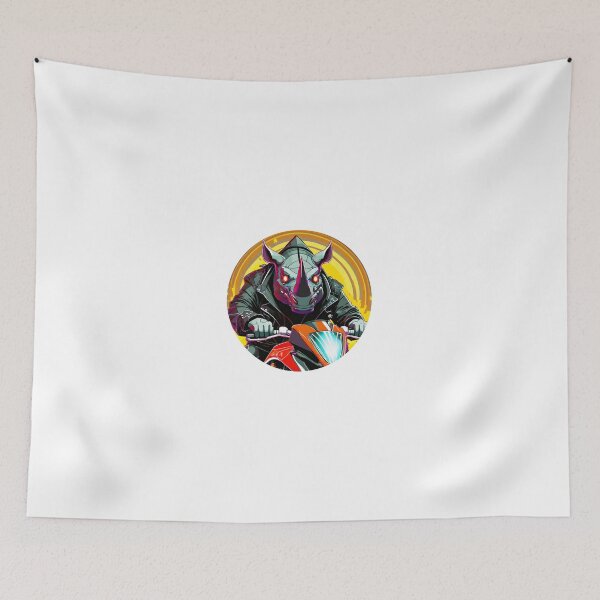 Item preview, Rhino on a Motorcycle designed and sold by BADESIGNZZ.