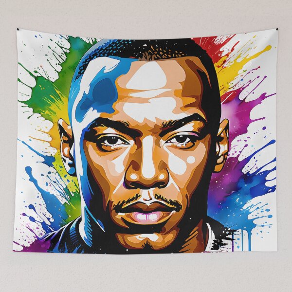 Item preview, Doctor D rap superstar watercolour splash designed and sold by Metaverse8.